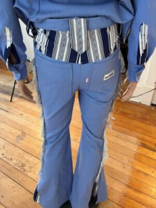Mens Western Suit S embroidered