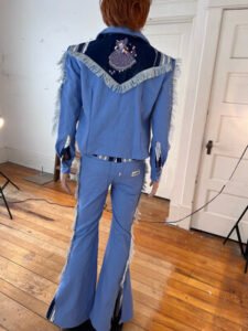 Mens Western Suit S embroidered