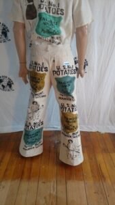 Potato Farmer Butte  airbrushed Jeans 34