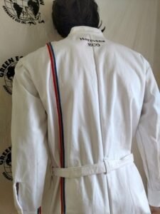 Racing Stripe Jumpsuit XL White