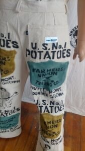 Potato Farmer Butte  airbrushed Jeans 34