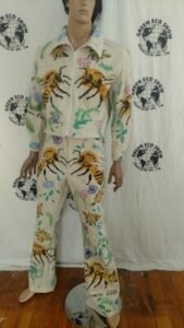 Pollinator Suit 42 bells cotton canvas airbrushed Bees