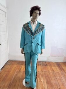 Men's Beaded Western Suit 42 36X 32 By Anna Herman