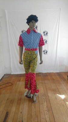 Mens Jumpssuit Moo Cow  M-L sz 40USA