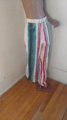 Striped Jeans Heermans 30" X 30  Airbrushed Bells