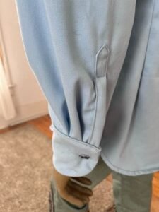 Sequen Flower Blue Shirt L 