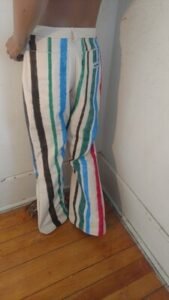 Striped Jeans Heermans 30" X 30  Airbrushed Bells