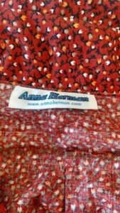 Mens Gaucho Print Burnt Orange Shirt Saddle pockets L