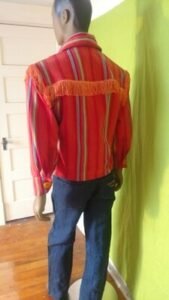 Striped Shirt Jacket 42