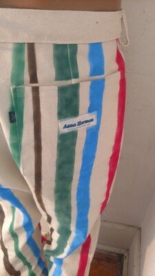 Striped Jeans Heermans 30" X 30  Airbrushed Bells