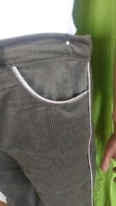 Mens Corduroy Silver trim Pants 38" 