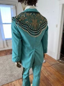 Men's Beaded Western Suit 42 36X 32 By Anna Herman