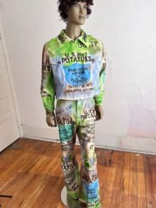 Mens Potato Farmer Suit 42  34Pants
