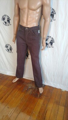 Hermans Hemp Jeans Brown 32 X 34 USA