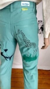 Mens Pants Endangered 32 X 31 Green  Shark 