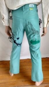 Mens Pants Endangered 32 X 31 Green  Shark 