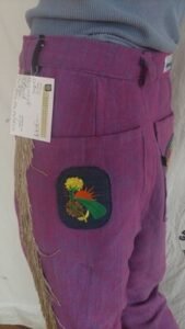 Mens Purple High waisted Bells 30 Hermans USA