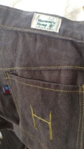 Hermans Hemp Jeans Brown 32 X 34 USA