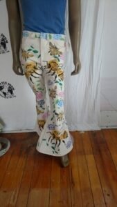 Pollinator Bee Pants  Bells 32"