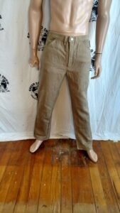 Hermans Hemp Tan Jeans  33" hand dyed
