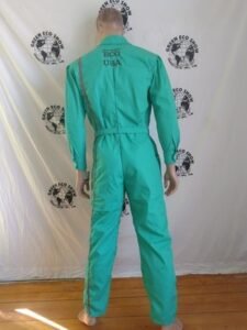 Mens Green with Stripe Jumpsuit M -L 40 