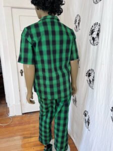 Bufflao Plaid Matching Set Shirt Pants 