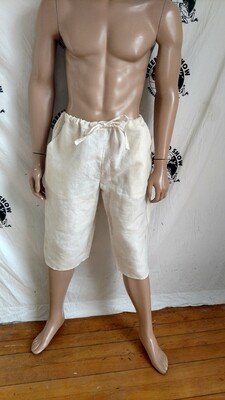 Hermans Hemp Mens Yoga Shorts L X 19 Drawstring