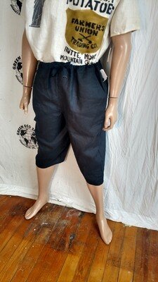 Hermans Hemp black XL Drawstring Shorts 
