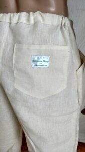 Hermans Hemp Mens Yoga Shorts L X 19 Drawstring