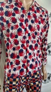 Mens Rockabilly Shirt Hermans M USA rare 40's Cotton