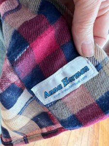 Mens Flannel Plaid Shirt M short Sleeve