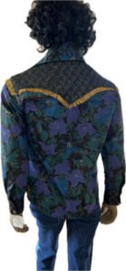 Mens Cowboy Shirt Med by Anna Herman