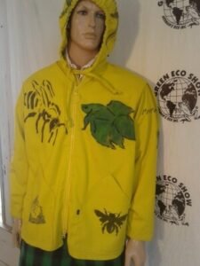 Mens Grafitti Jacket XL Yellow