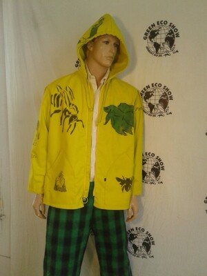 Mens Grafitti Jacket XL Yellow
