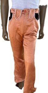 Mens Western Satin Suit Embroidered Fringe 42 
