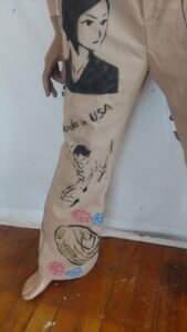 Mens Asian Graffiti Jeans 36