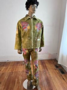 Chief Suit L-XL  airbrushed zip up