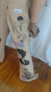 Mens Asian Graffiti Jeans 36