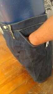 Hermans Hemp Mens Jean Shorts 31 X 7 USA