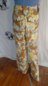 Mens Cowboy Pants Piped flowers 32