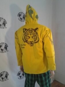Mens Grafitti Jacket XL Yellow