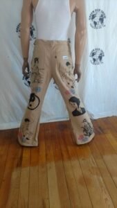 Mens Asian Graffiti Jeans 36