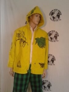 Mens Grafitti Jacket XL Yellow