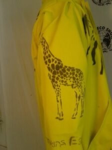 Mens Grafitti Jacket XL Yellow