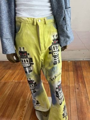 Robot Jeans 34 X32 Air brushed Hermans USA