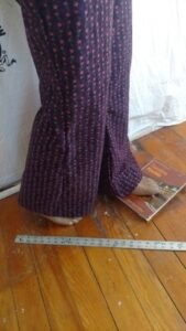 Mens Purple We4stern Pants 30  X 32  piped Bells
