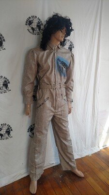 Silk World Sea turtle Jumpsuit Endangered Species  sz 40 M to L 