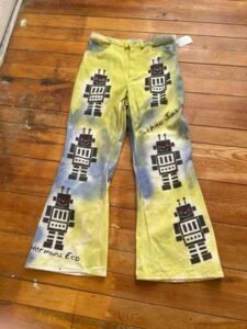 Robot Jeans 34 X32 Air brushed Hermans USA