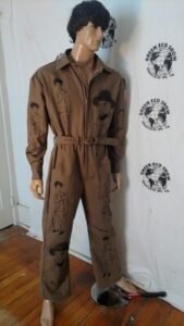 Black Man Graphics Mens Jumpsuit L