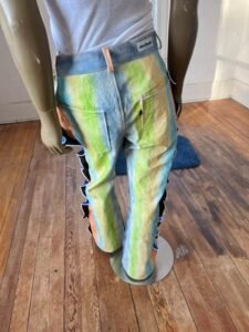 Striped Hawaian Ruffle Jeans 36-38